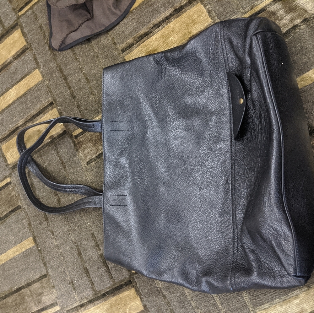 Brand-new J. Crew leather tote bag